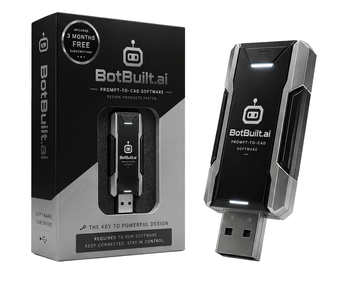 BotBuilt Design Key — hardware-authenticated USB